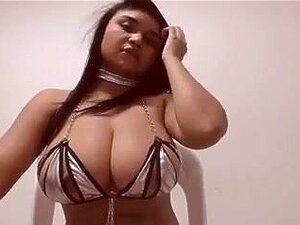 Webcam Sexy Latina Mamas Grandes Mamas Provocação Mamilos Grandes, Porn