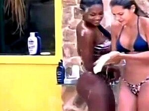 Grande Irmão Brasil Chuveiro Ao Ar Livre, Porn