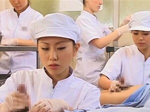 Enfermeira Japonesa Trabalho Pênis Peludo Porn